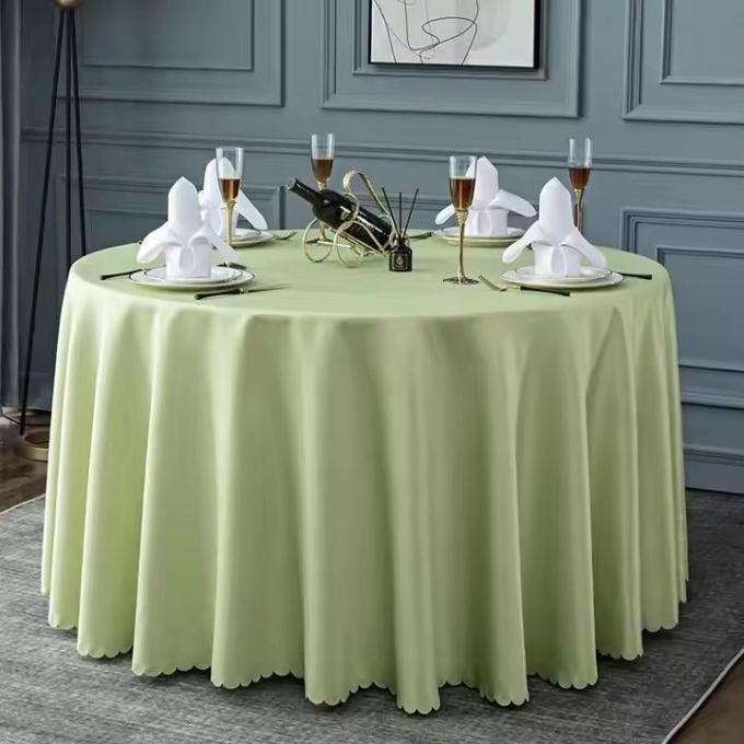 Hot Sale 100% Polyester แจ็คการ์ด Tablecloth Made in China (JRD643)