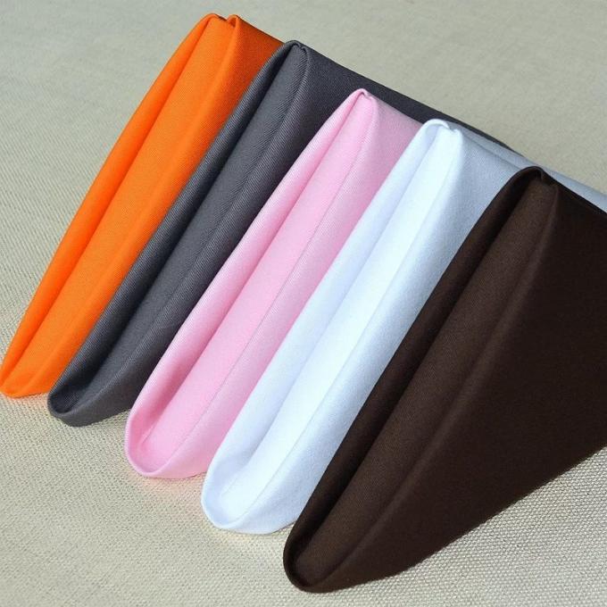 แจ็คการ์ด Plain Square Solid Color Cotton Napkin for Hotel and Restaurant